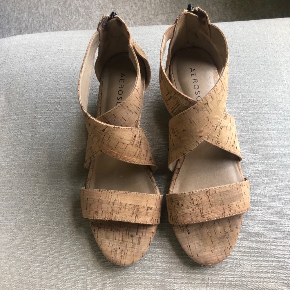 Aerosole Cork Wedges